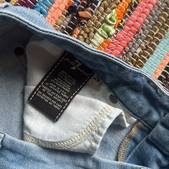 7 for all mankind Skinny Ankle cropped Jeans Size 29 - Picture 6 of 9